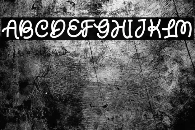 Easteria Font examples