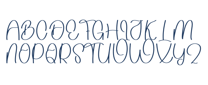 Eastering Blossom Uppercase