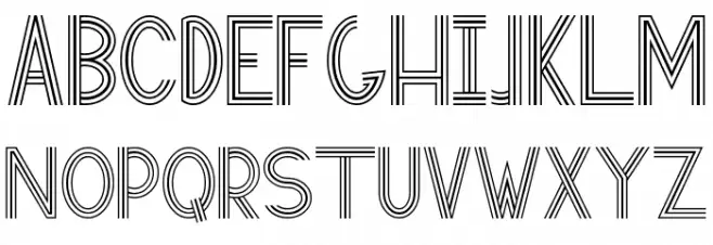 Eastern Antique 101 Schriftart Groß