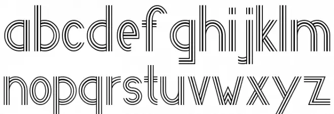 Eastern Antique 101 خط أحرف صغيرة