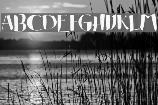 Eastern Brush Font examples