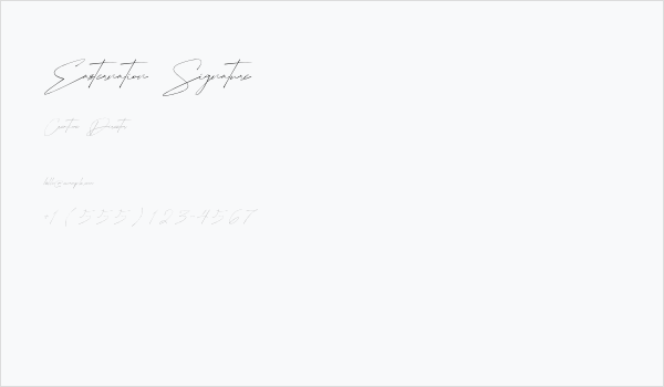 Easternation Signature Business Card