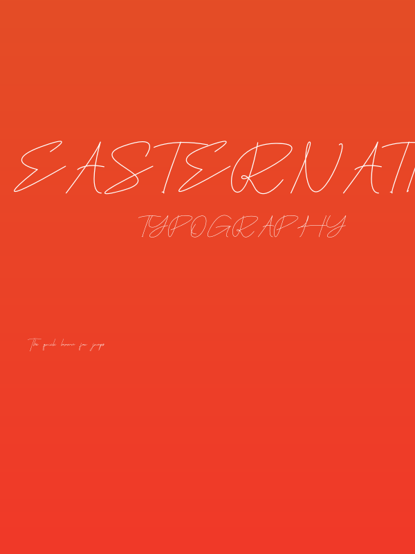 Easternation Poster