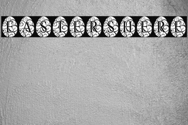 Easters_Here Font examples