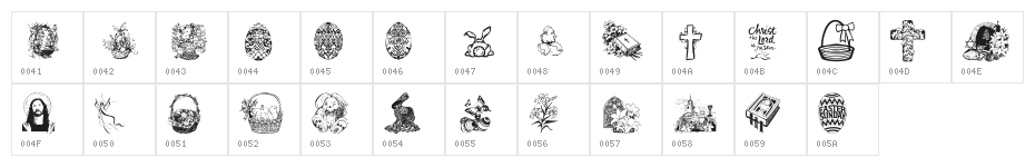 Eastertide Character Map