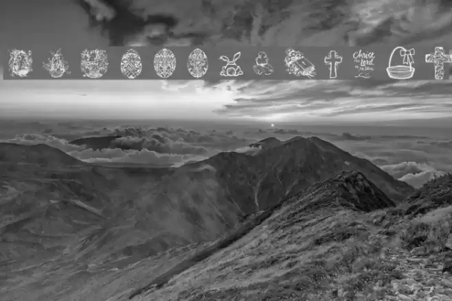 Eastertide Font examples