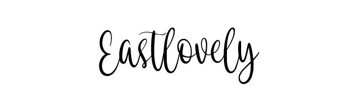 Eastlovely  Frei Schriftart Herunterladen