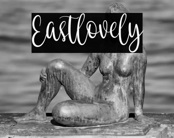 Eastlovely Font examples