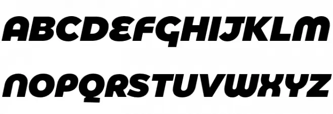 Eastman Alternate Trial Black Italic Fuentes MAYÚSCULAS