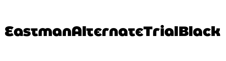 Eastman Alternate Trial Black  les polices de caractères gratuit tlcharger