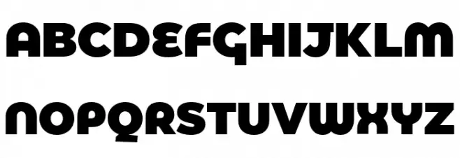 Eastman Alternate Trial Black Шрифта ВЕРХНИЙ