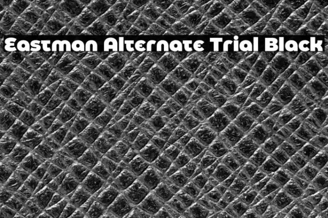 Eastman Alternate Trial Black Example 2