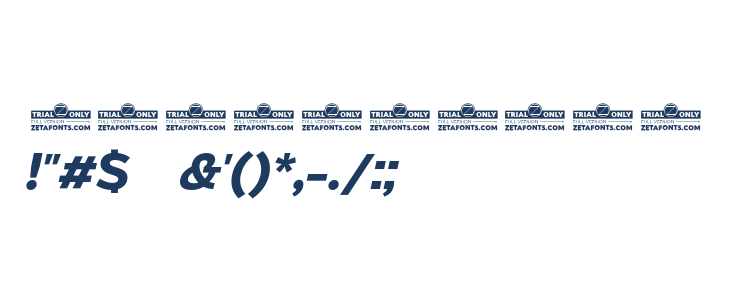 Eastman Alternate Trial Bold Italic Other Characters