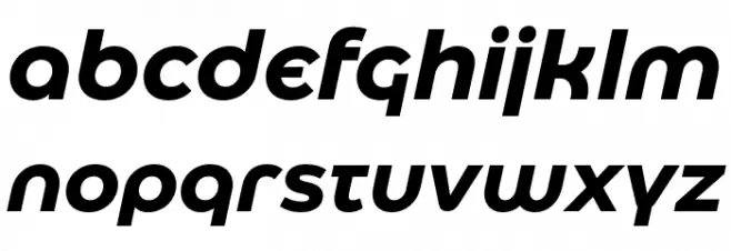 Eastman Alternate Trial Bold Italic Caratteri MINUSCOLO
