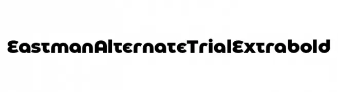 Eastman Alternate Trial Extrabold  Free Fonts Download