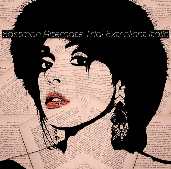 Eastman Alternate Trial Extralight Italic Example 3