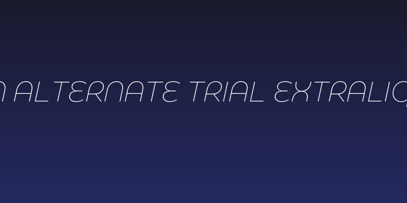 Eastman Alternate Trial Extralight Italic Social Header