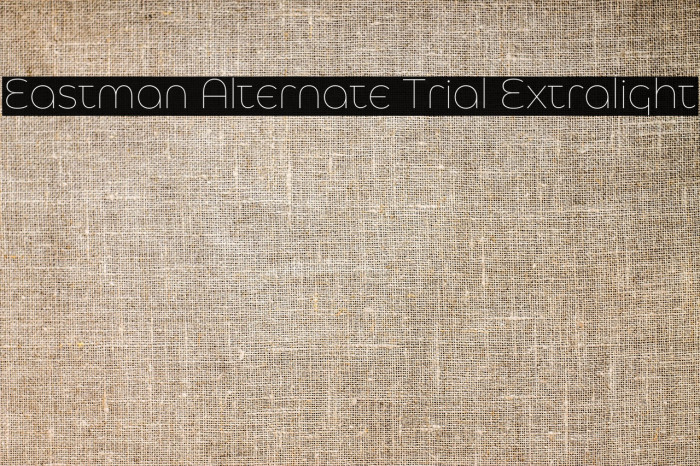 Eastman Alternate Trial Extralight Example 2