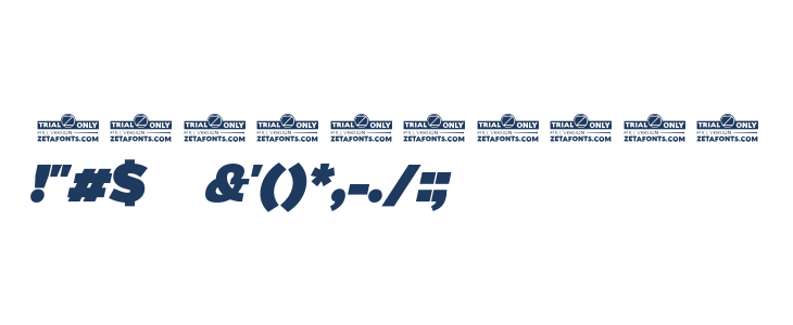 Eastman Alternate Trial Heavy Italic Other Characters