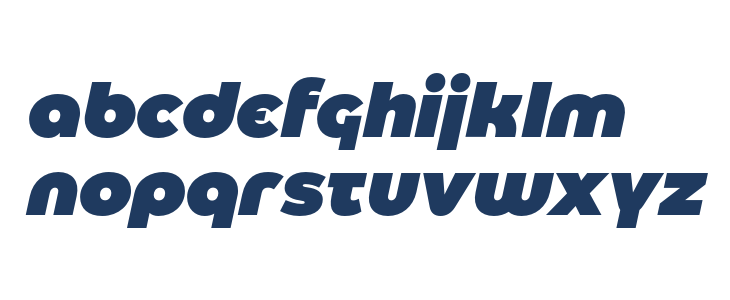 Eastman Alternate Trial Heavy Italic Lowercase