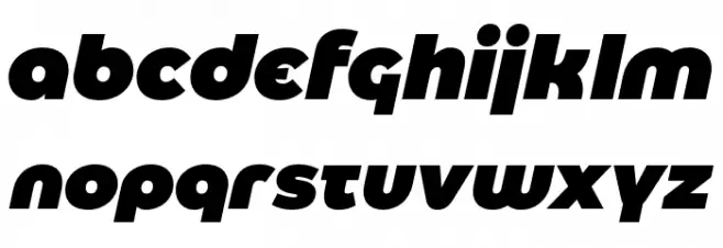 Eastman Alternate Trial Heavy Italic Fuentes MINÚSCULAS