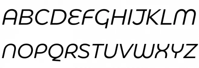 Eastman Alternate Trial Italic Шрифта ВЕРХНИЙ