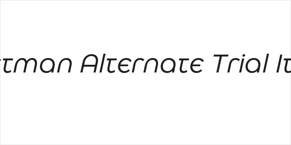 Eastman Alternate Trial Italic Logo