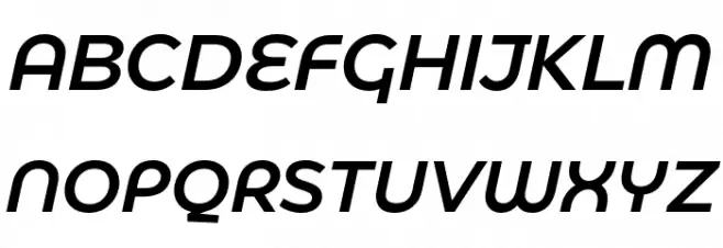 Eastman Alternate Trial Medium Italic 字体 大写
