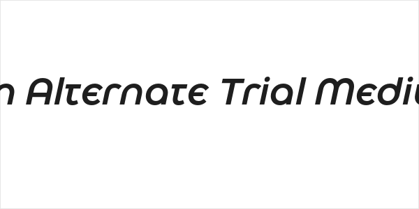 Eastman Alternate Trial Medium Italic Logo