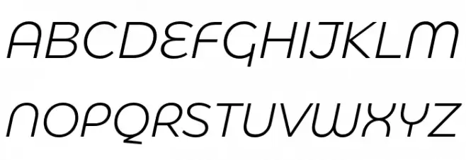 Eastman Alternate Trial Regular Offset Italic Fuentes MAYÚSCULAS