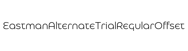 Eastman Alternate Trial Regular Offset  Fuentes Gratis Descargar
