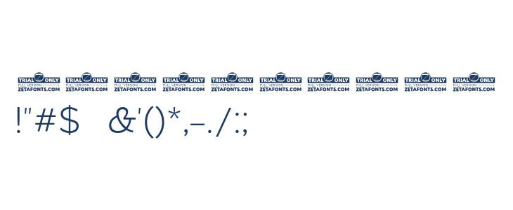 Eastman Alternate Trial Regular Offset Other Characters