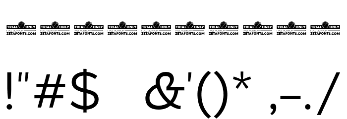Eastman Alternate Trial Regular Font OTHER CHARS