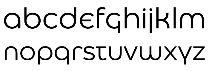 Eastman Alternate Trial Regular Font LOWERCASE