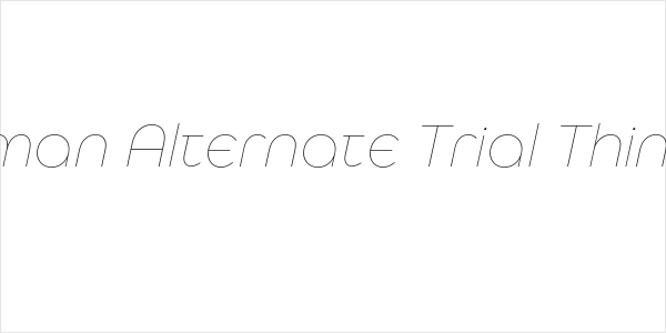 Eastman Alternate Trial Thin Italic Logo