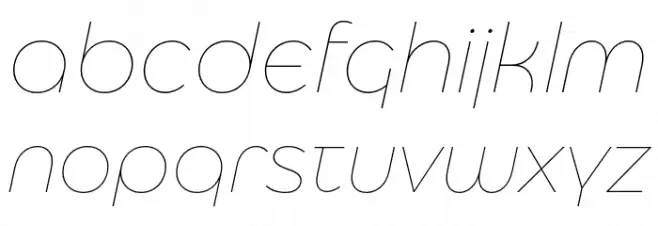 Eastman Alternate Trial Thin Italic Fuentes MINÚSCULAS
