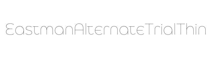 Eastman Alternate Trial Thin  नि: शुल्क फ़ॉन्ट्स डाउनलोड