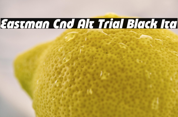 Eastman Cnd Alt Trial Black Ita Example 3