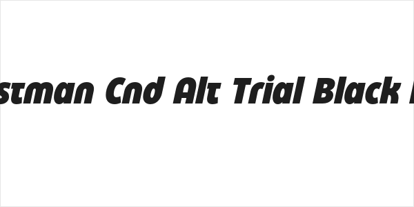 Eastman Cnd Alt Trial Black Ita Logo
