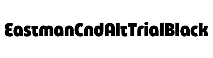 Eastman Cnd Alt Trial Black  フリーフォントのダウンロード