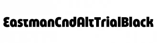 Eastman Cnd Alt Trial Black  नि: शुल्क फ़ॉन्ट्स डाउनलोड