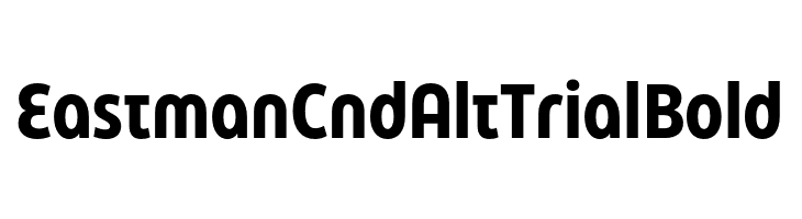 Eastman Cnd Alt Trial Bold  font caratteri gratis