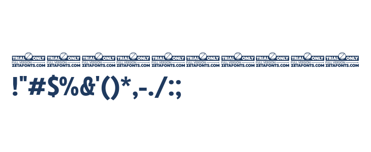 Eastman Cnd Alt Trial Bold Other Characters