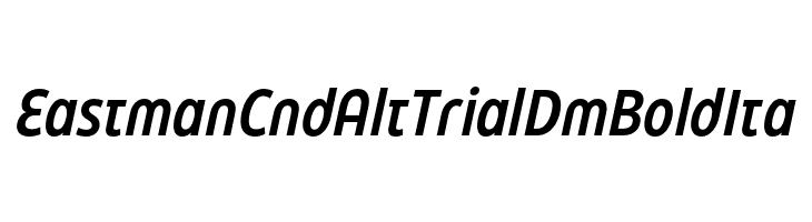 Eastman Cnd Alt Trial DmBold Ita  नि: शुल्क फ़ॉन्ट्स डाउनलोड
