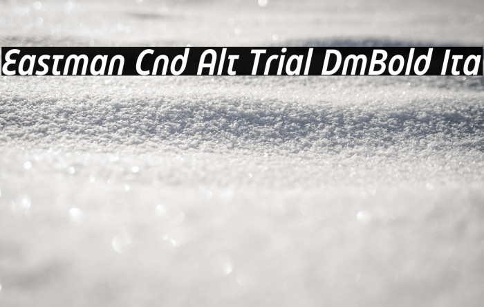 Eastman Cnd Alt Trial DmBold Ita Example 2