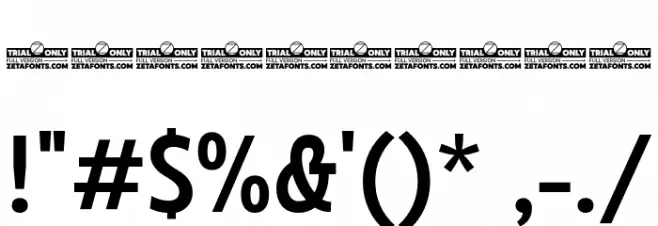 Eastman Cnd Alt Trial DmBold Font OTHER CHARS