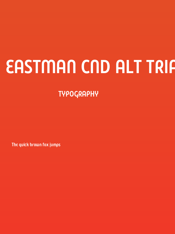 Eastman Cnd Alt Trial DmBold Poster