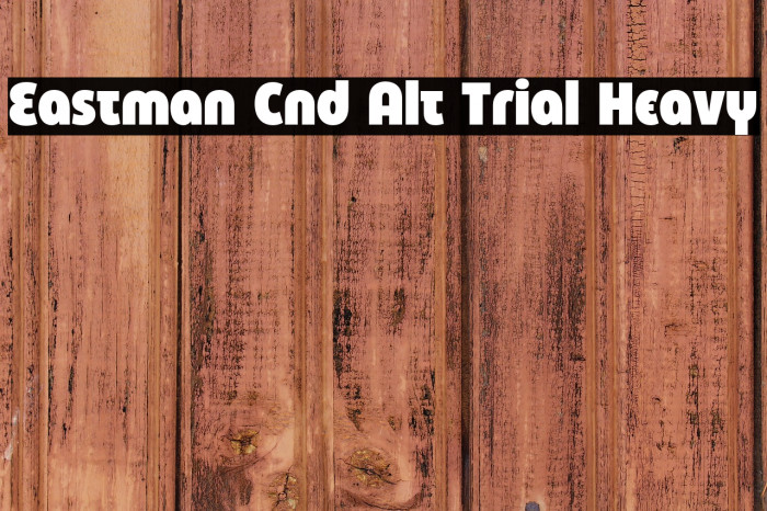Eastman Cnd Alt Trial Heavy Example 1