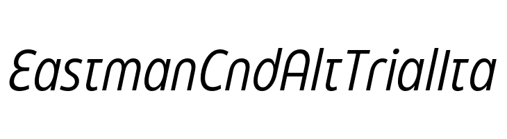 Eastman Cnd Alt Trial Ita  les polices de caractères gratuit tlcharger