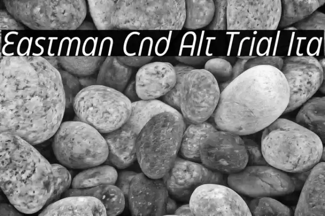 Eastman Cnd Alt Trial Ita Font examples